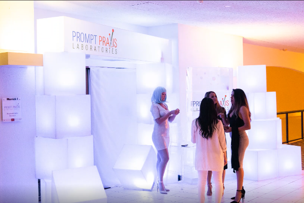 Prompt Praxis Laboratories Hospitality Suite @Health Connect Partners Conference in Miami.